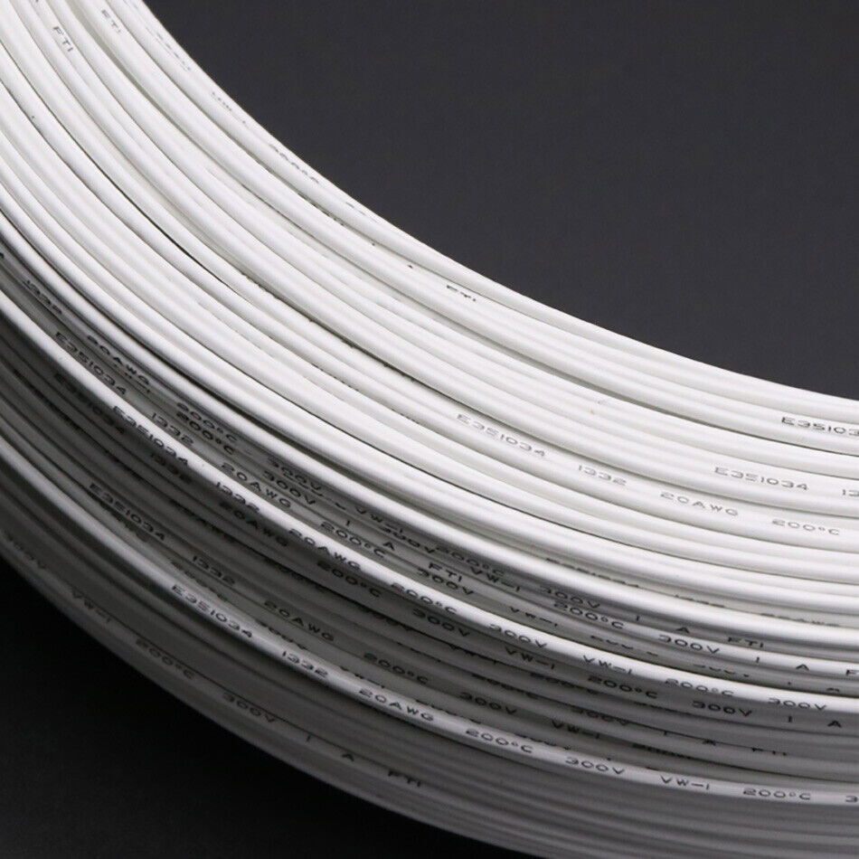 UL1332- 28/26/24/22/20/18/16/14/12AWG PTFE FEP Wire High Temp. Stranded Cable
