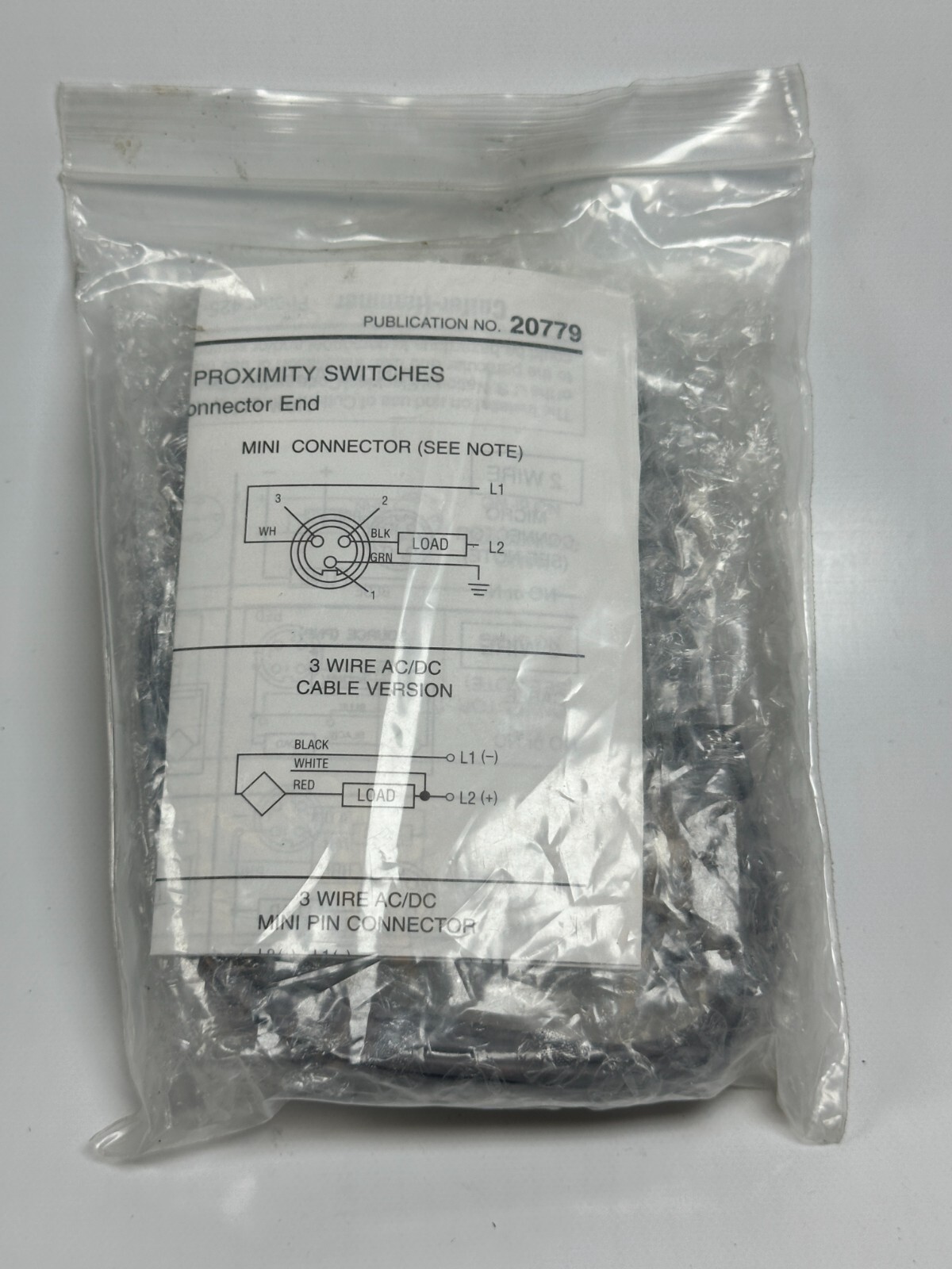 Cutler-Hammer E57EAL8T111EP Series A1 Inductive Proximity 8mm Tubular 10-30VDC