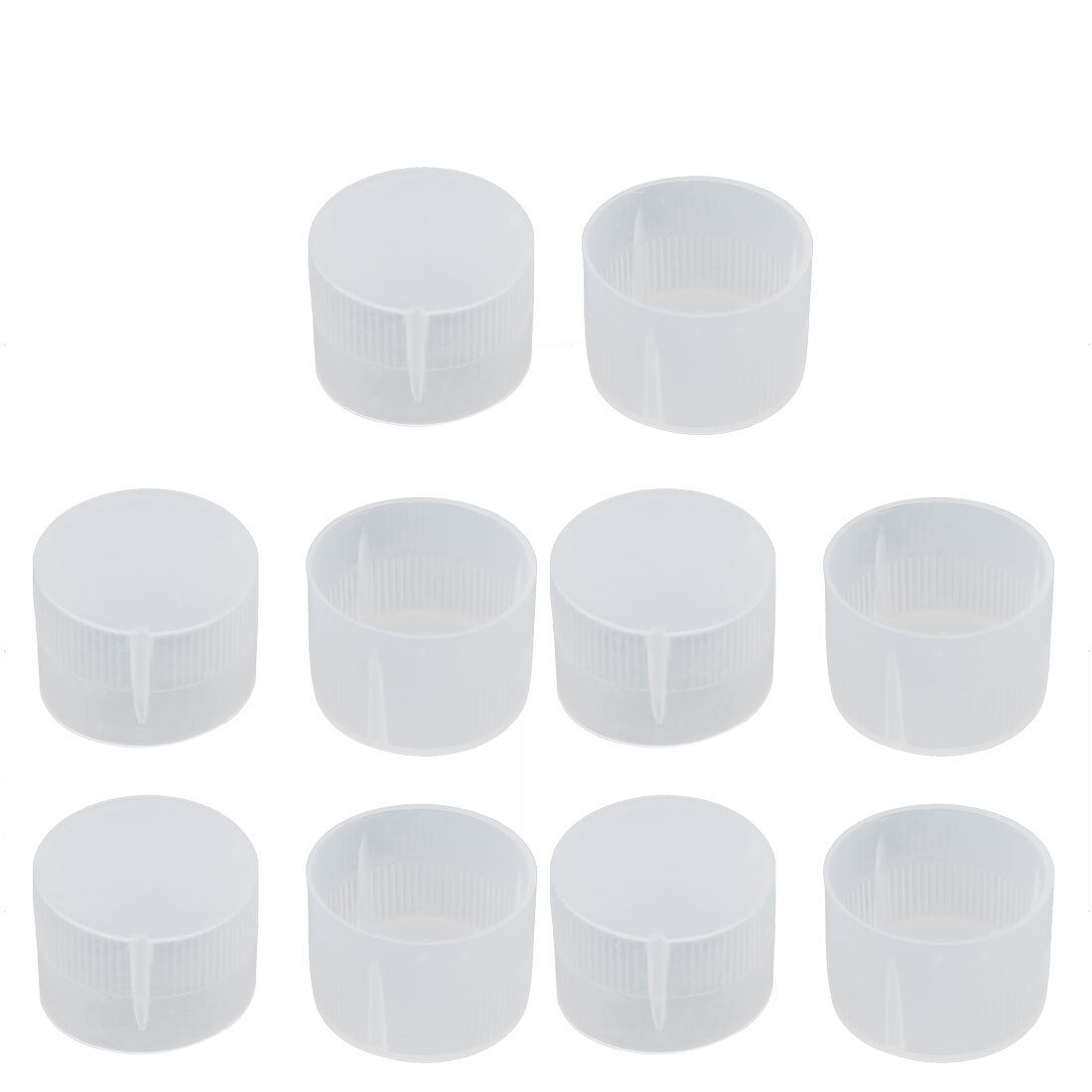 10Pcs 24mm Inner Dia PE Plastic End Cap Bolt Thread Protector Tube Cover