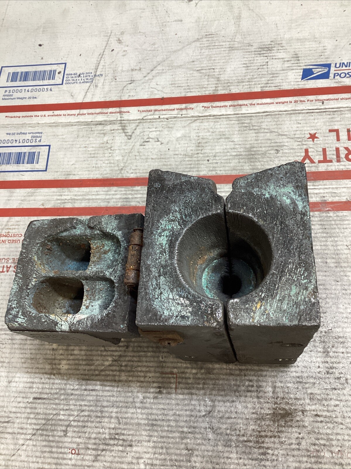 ERICO CADWELD IP-F VFC1TV3C MOLD 2 SOL RUN & TAP 2-4 PIPE #65 CART ED4U 4066