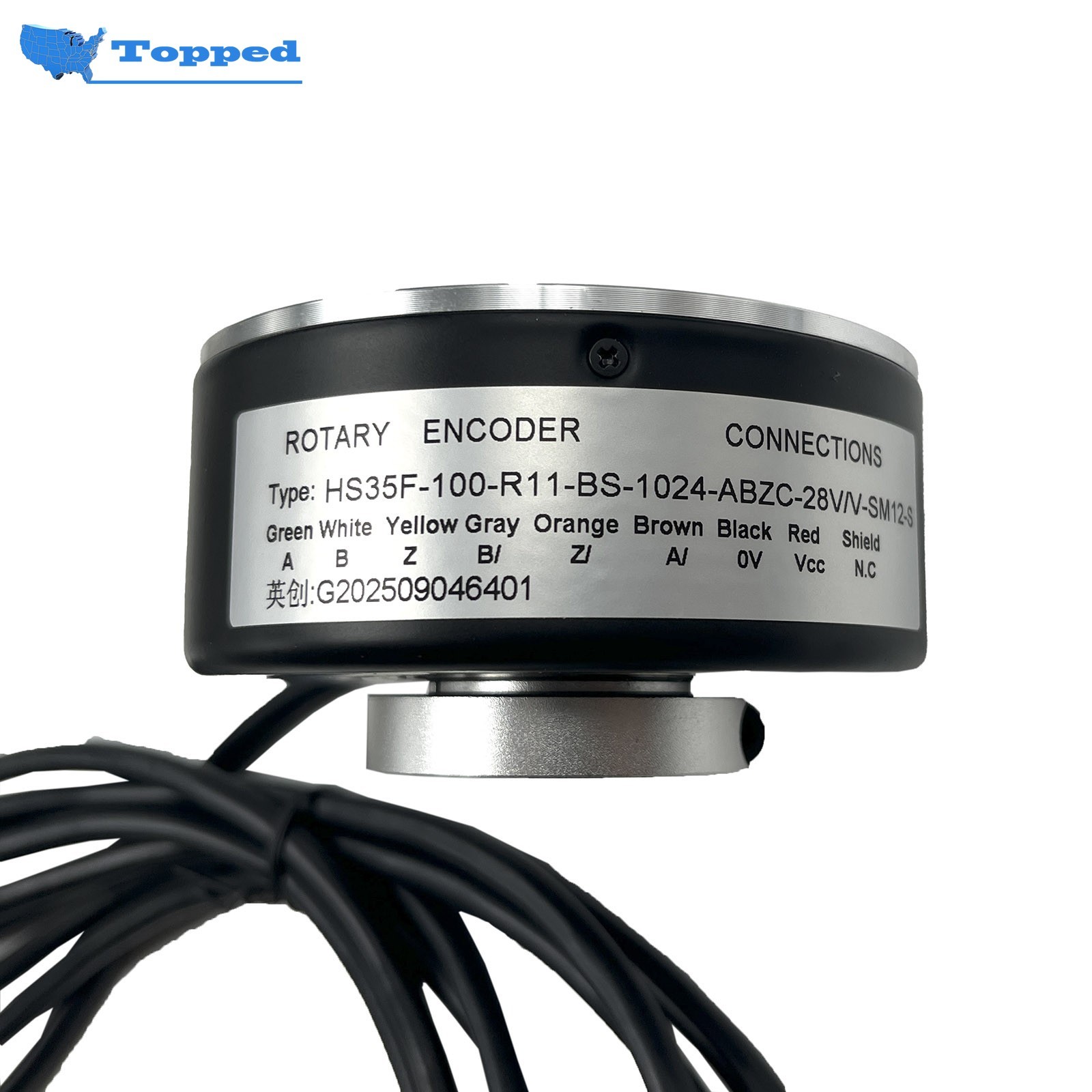 1pc New Encoder HS35F-100-R11-BS-1024-ABZC-28V/V-SM12-S