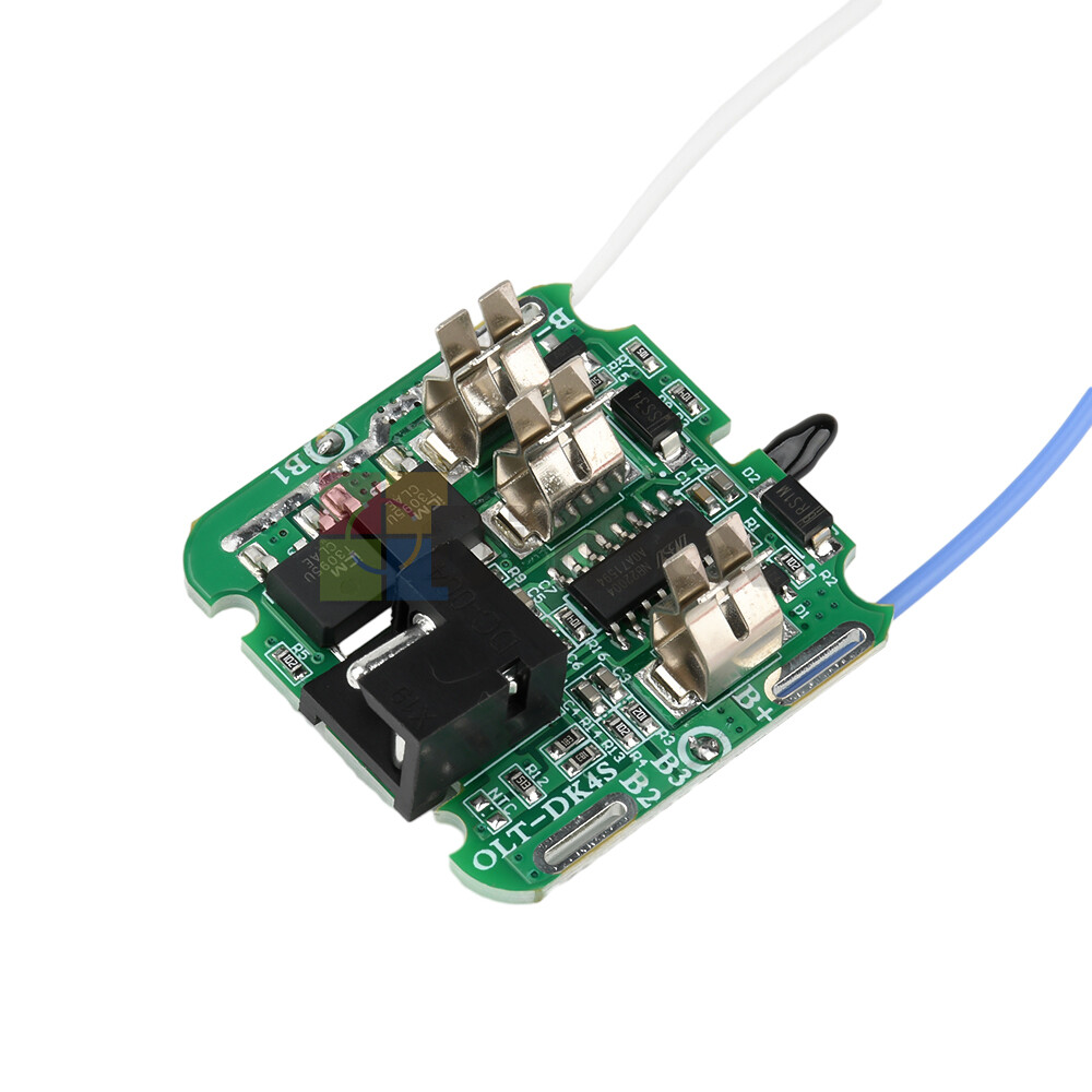 4S 16.8V 30A 18650 Li-ion Battery Protection Board BMS Dual MOS for Power Tools