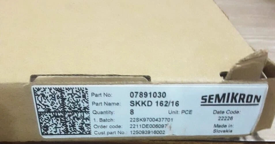 3Pcs Lots of SKKD162/16 SEMIKRON Diode IGBT MODULE SKKD162-16 Brand New Original