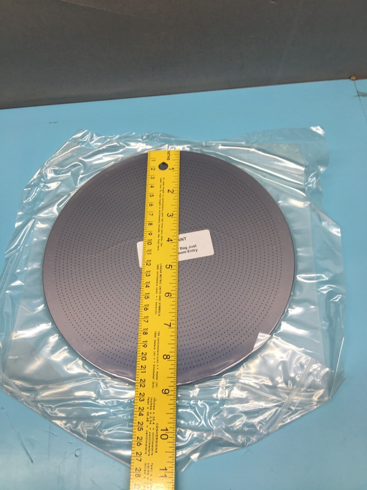 LAM 715-011909-501 PLATE, UPPER ELCTDRODE 8″ POLISHED CAPTIVE, 123498