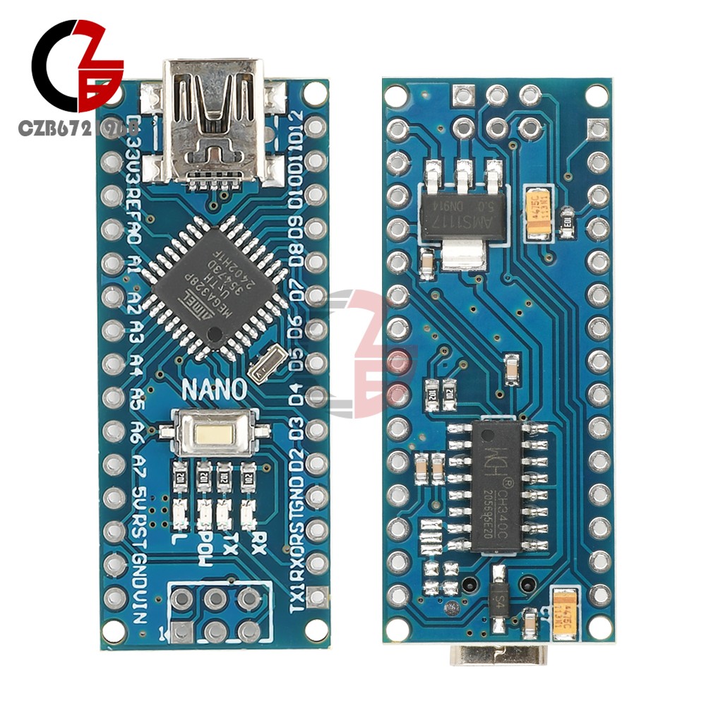 1-10pcs NANO V3.0 ATMEGA328P Micro-Controller MINI USB CH340C Board For Arduino
