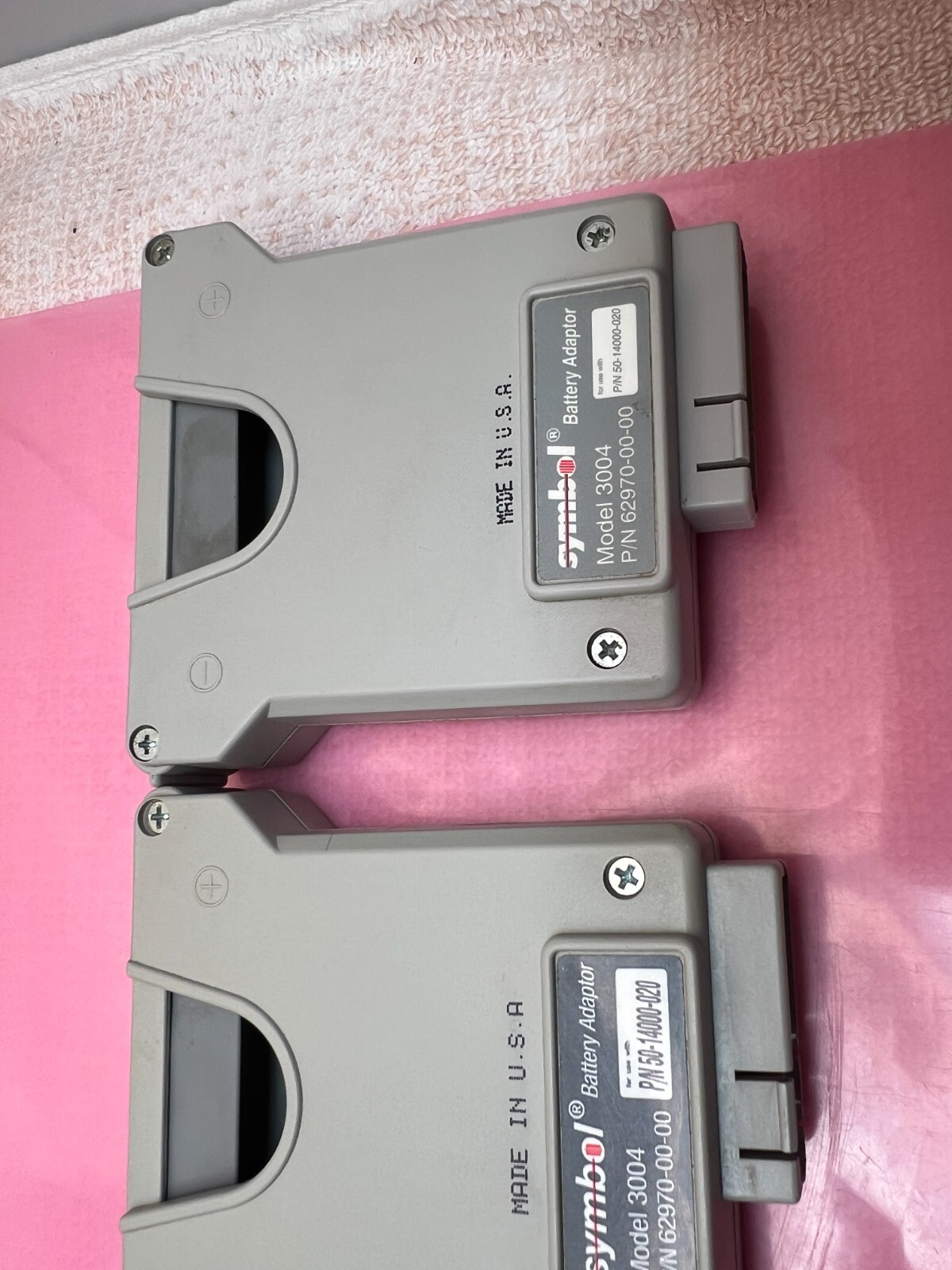 SYMBOL BATTERY ADAPTOR PART # 62970-00-00 FOR USE IN MODEL 3004 CHARGE UNIT