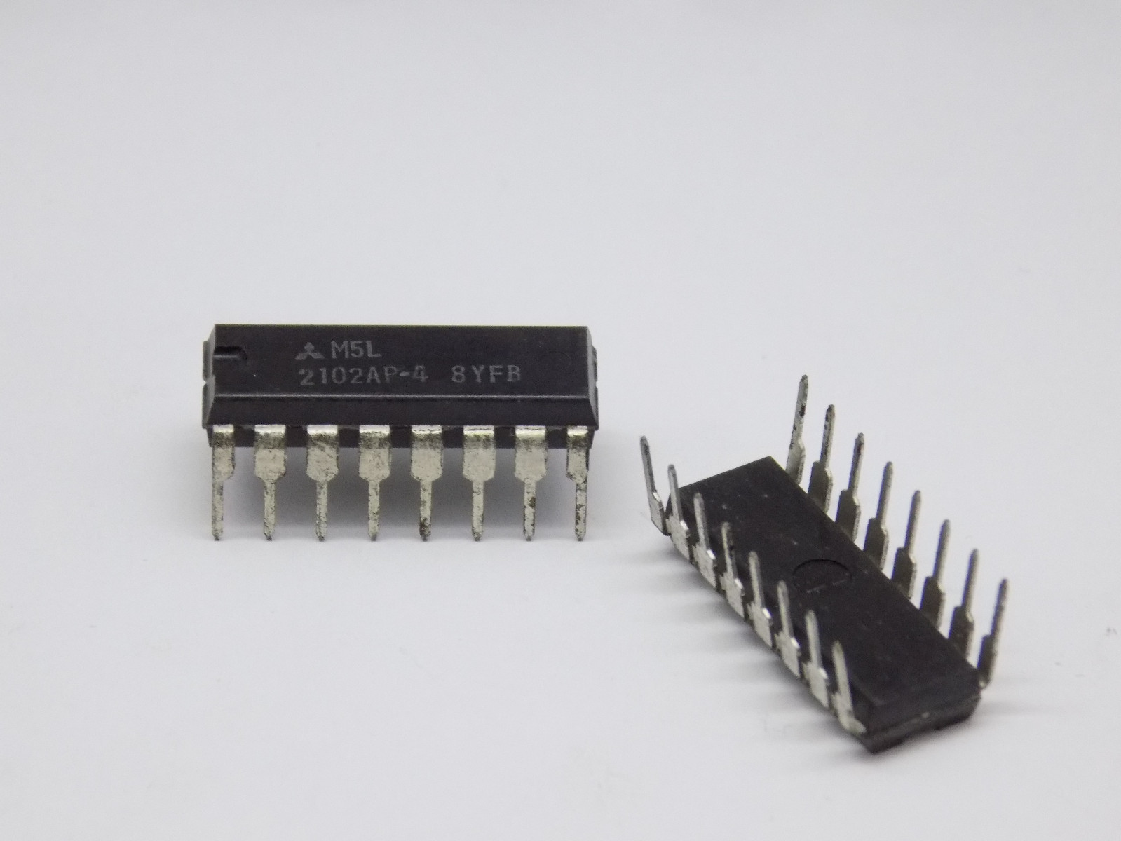 1x Mitsubishi M5L2102AP-4 Static Ram SRAM,1KX1,MOS,Plastic DIP-16