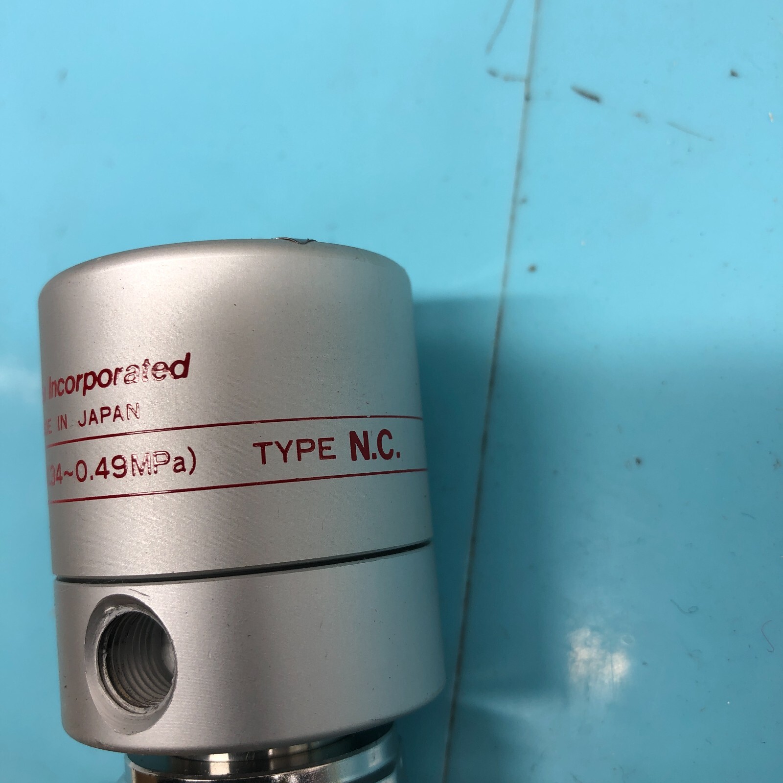 FUJIKIN 316L, 810-55004 VALVE PROCESS GAS,3.5~5kgf/cm*G (0.34-0.49MPa), 161302