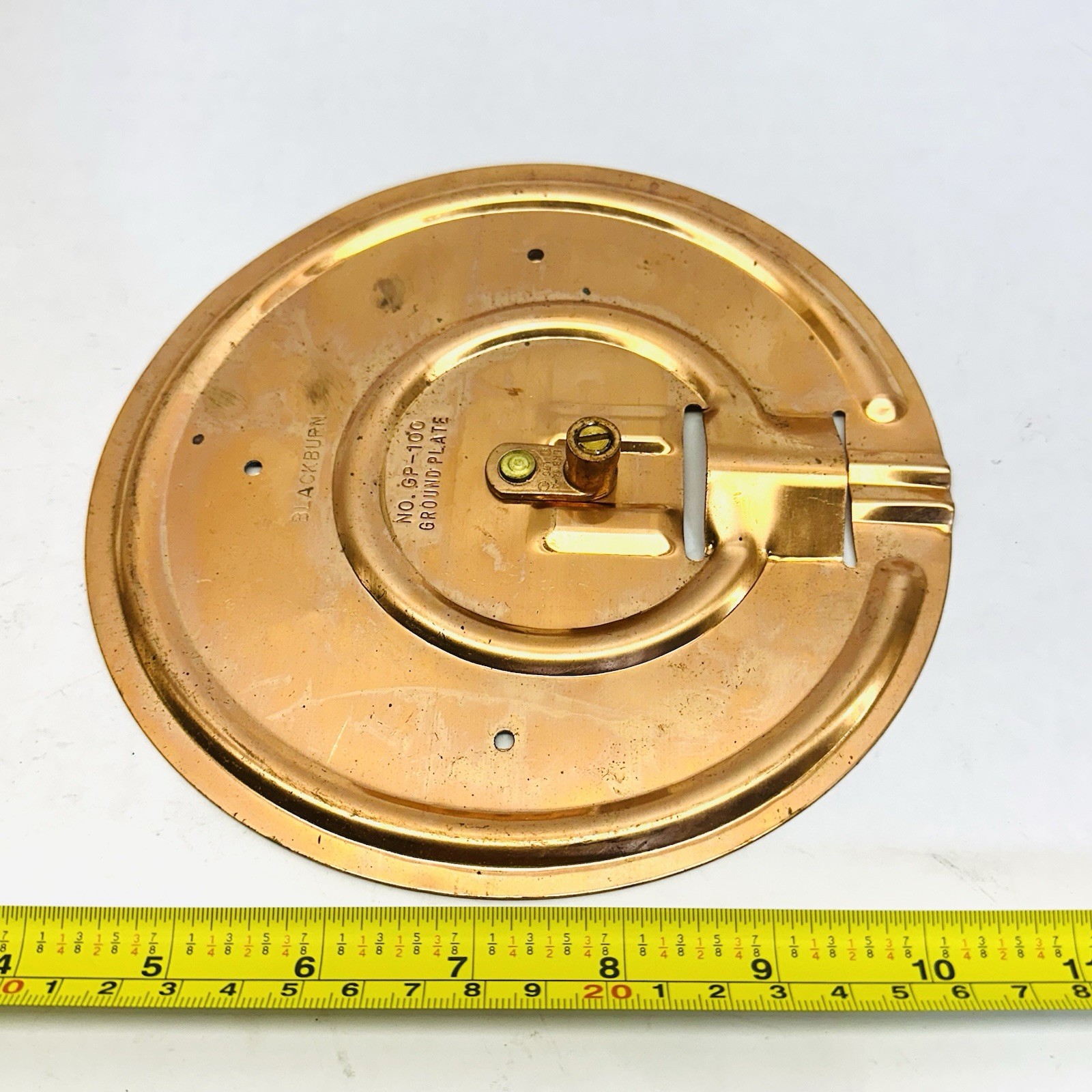 4 PK BLACKBURN GP-100 COPPER GROUND PLATE 7-1/2″