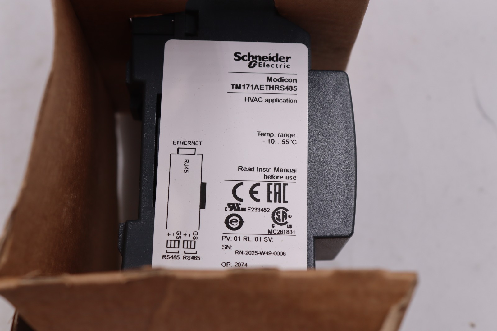 Schneider Electric TM171AETHRS485 MADE IN ITALY
