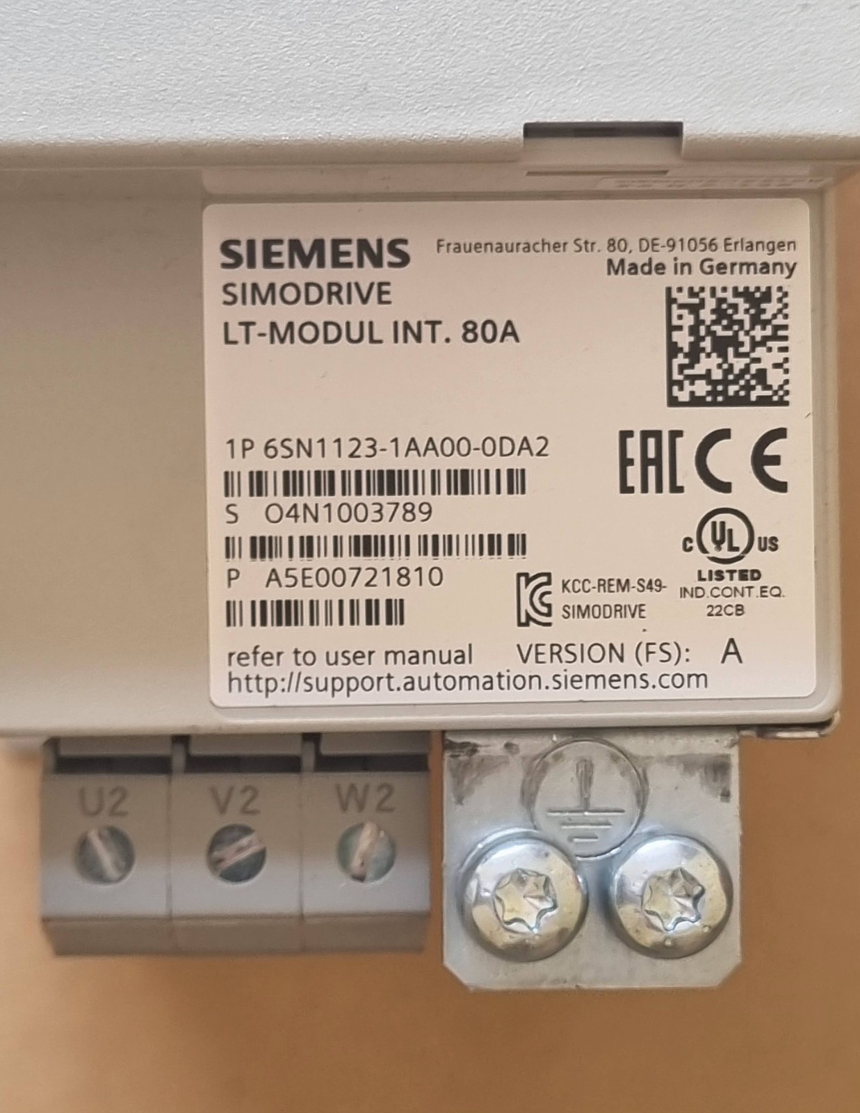 6SN1123-1AA00-0DA2 SIEMENS