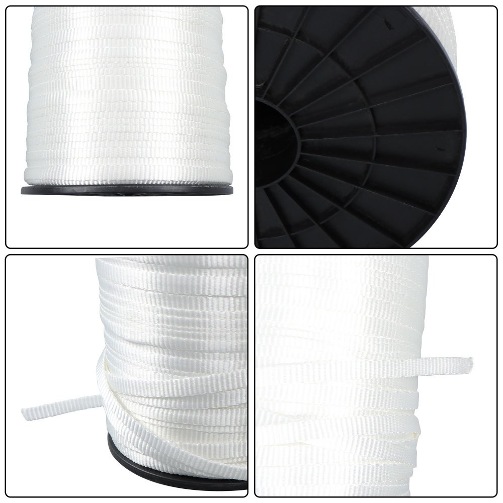 Polyester Pull Tape 1/2″ x 1053′ Mule Tape Flat Rope 1250 lbf Tensile Capacity