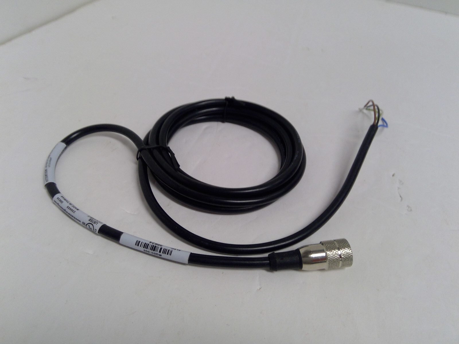 Banner 5 pin 12mm to Micro Cable MQDC-506 6′ cable, for AC applications.