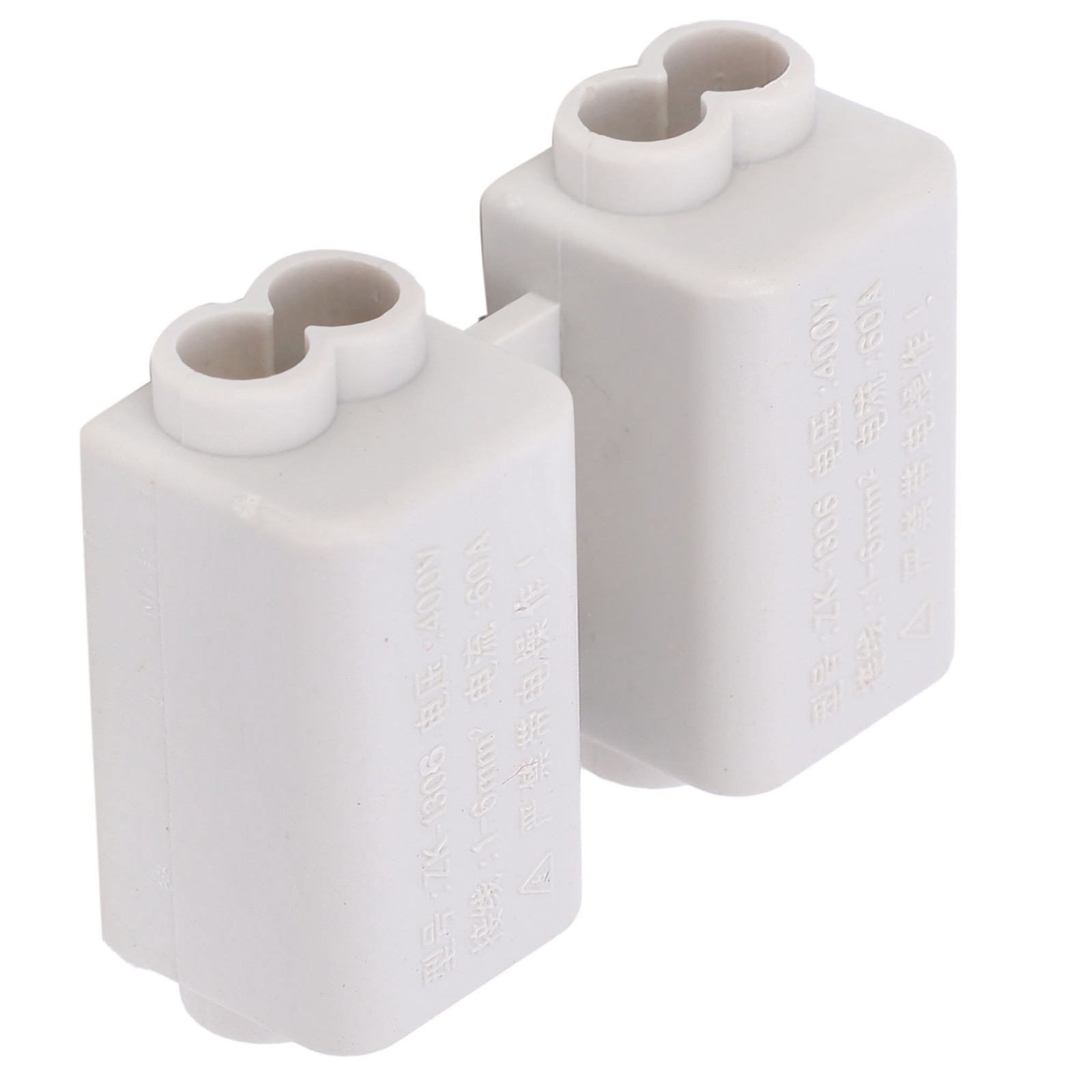 2Pcs High-Power Wiring Splitter Non-Breaking Design Main Function Terminal Block