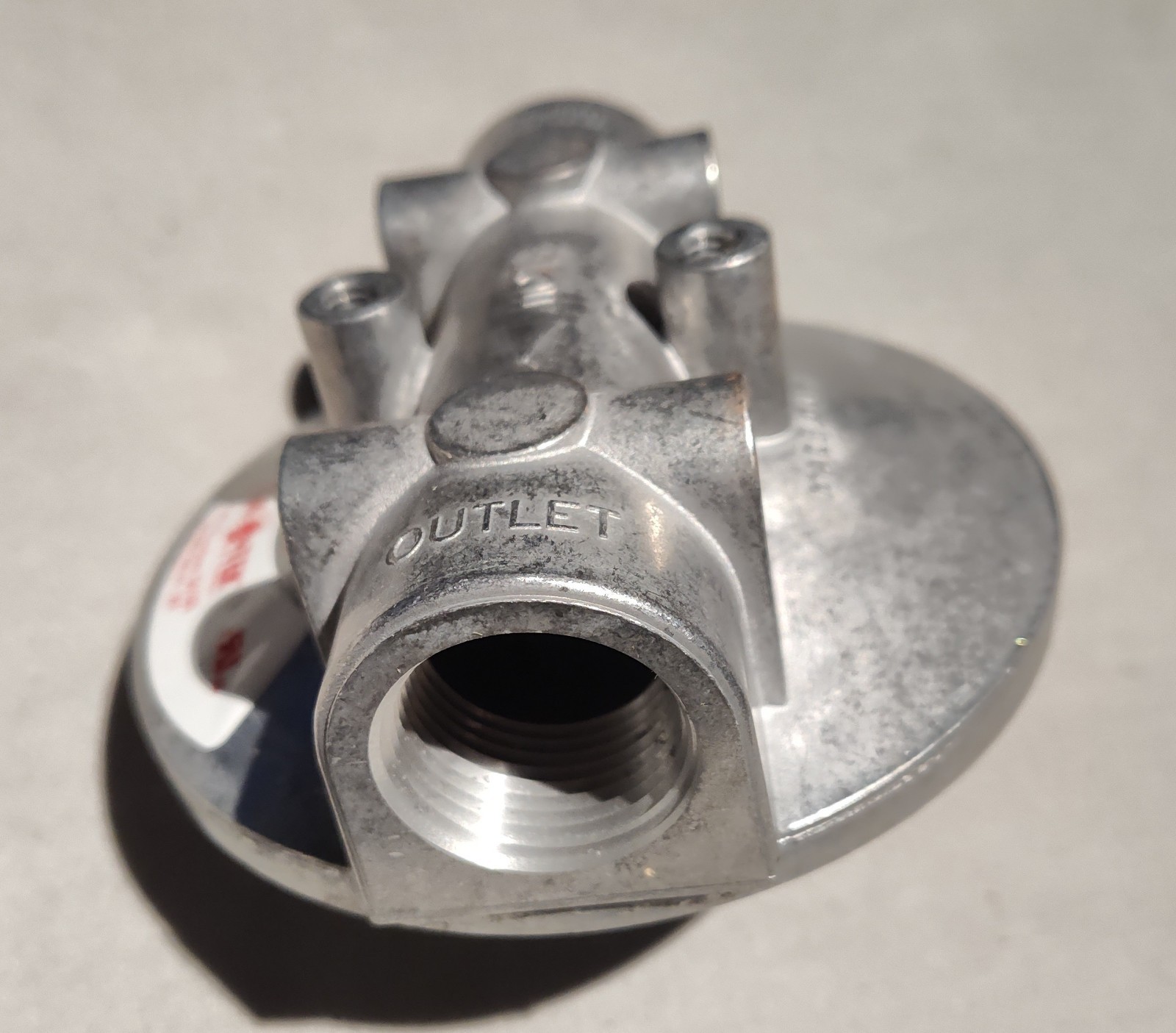 Cim-Tek 50109 – 1″ NPT Aluminum Single Adapter For 40 & 800 Series Filters