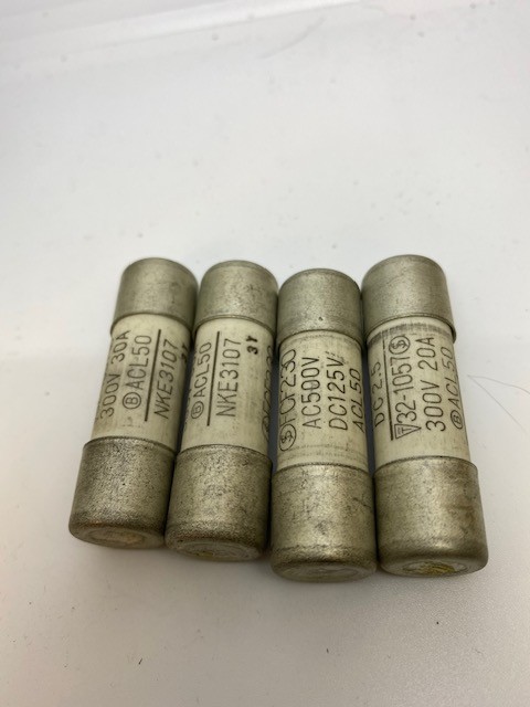 NKE3107-FCF230- 300V 30A and NKE3107- FCF220 NKE 330V 20A Fuses