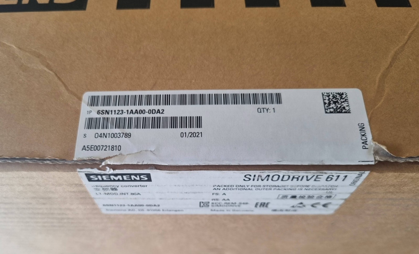 6SN1123-1AA00-0DA2 SIEMENS