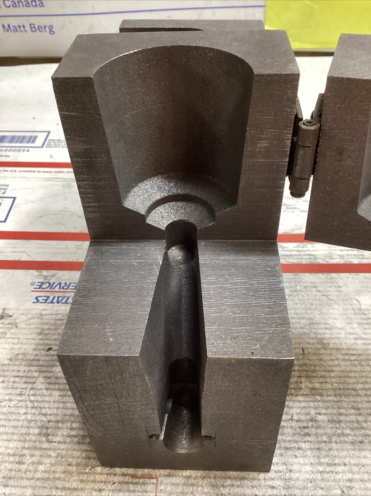 ERICO CADWELD IP-F VTC2C MOLD 1/0 CONC RUN & TAP STL #115 CART ED4U 3295