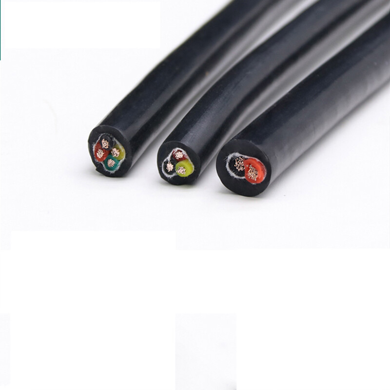 Ultra Flexible Silicone Tinned Copper Wire Electric Cable 2 3 4 Cores Black Red