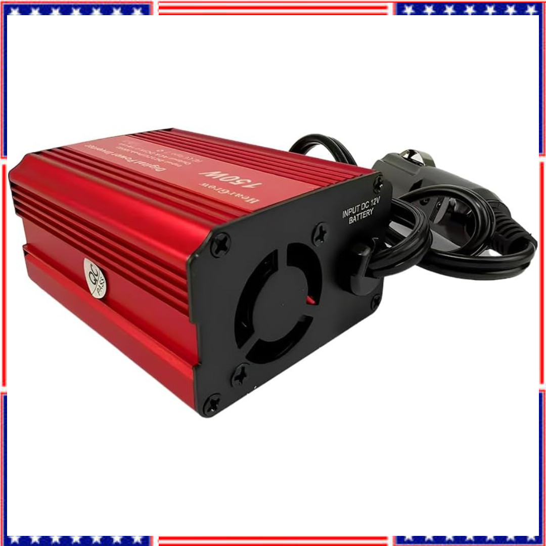 Inversor Para Carro Auto Coche 150 Watt Convertidor De Corriente 12V a 110V