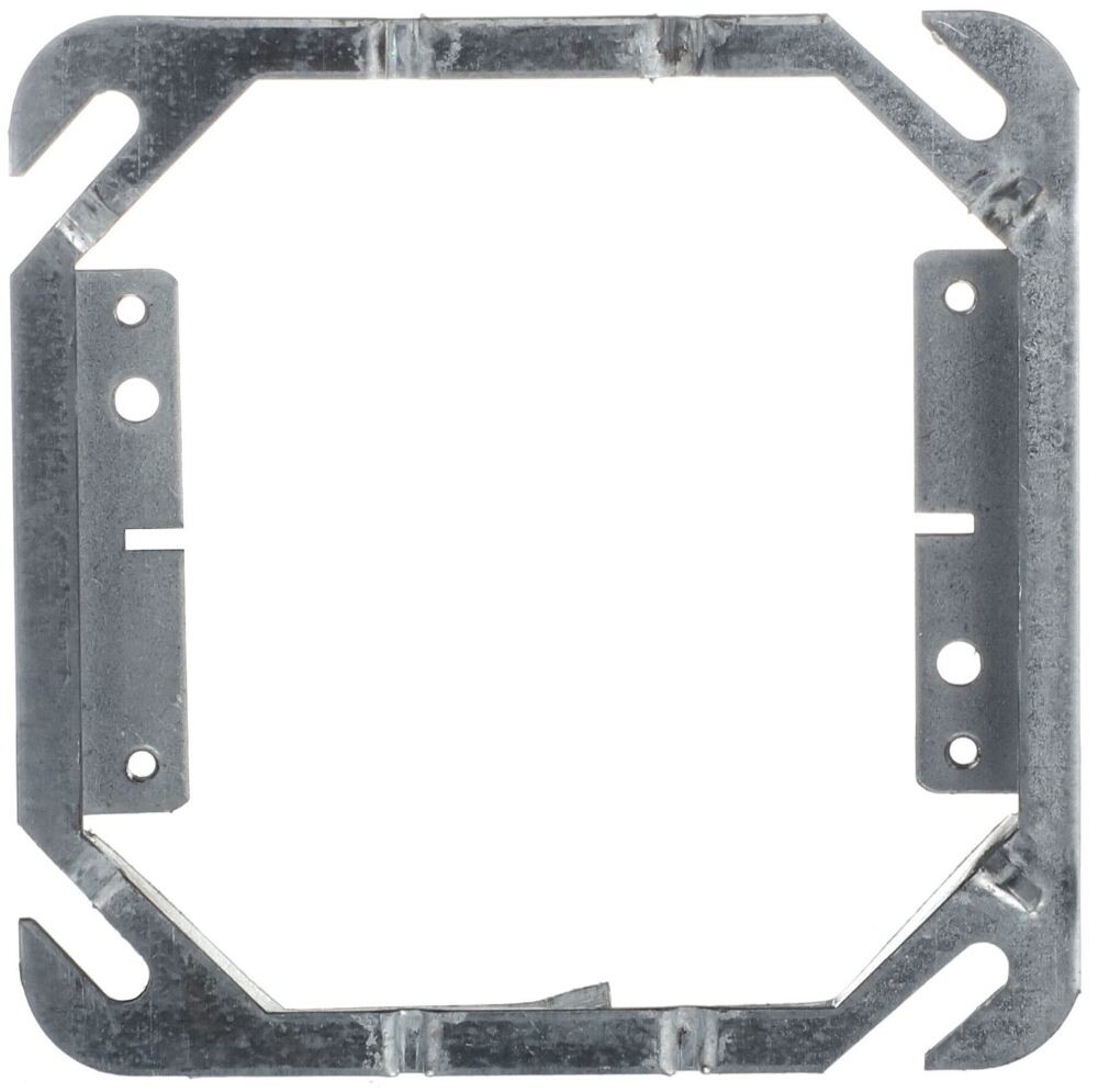 Steel City 52-C-52-1/2, 4″, 1/2″ Raised, 2 Device, Steel, Tile Wall Cover, 1 pc