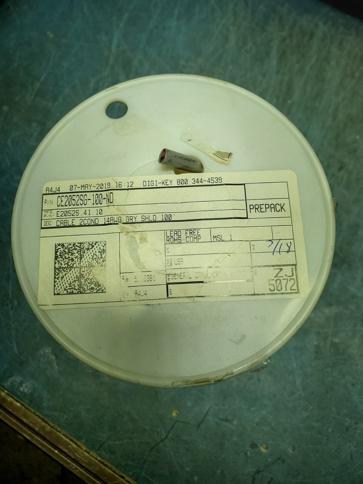 E2052S.41.10 General Cable Carol Brand 2 Conductor 14AWG Shielded Prysmian