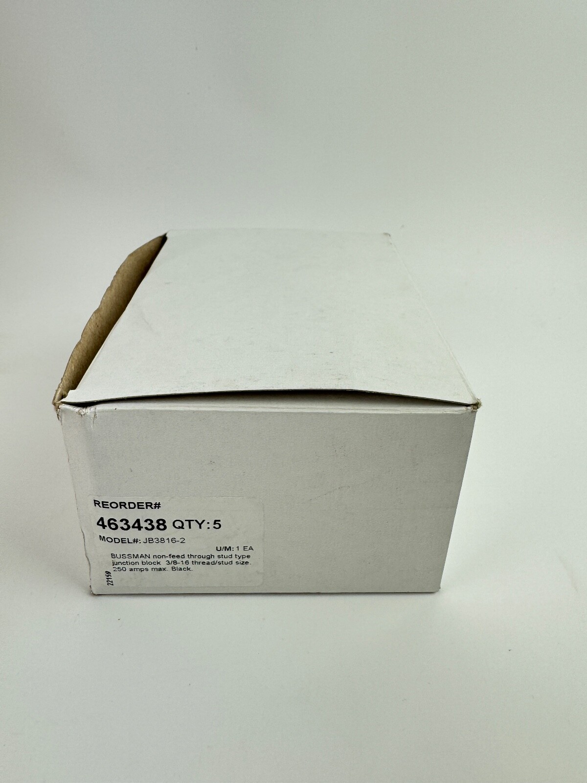 Bussmann Cooper Non-Feed-Thru Junction Block BP/JB3816-2 *BOX OF 5*