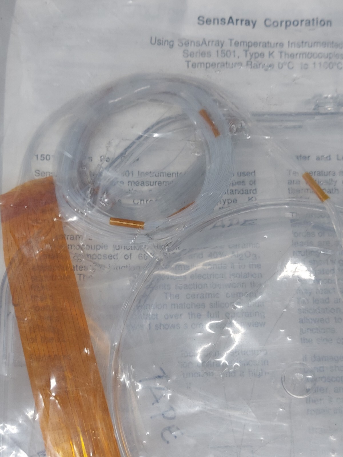 SensArray Series 1501, Type K AND Thermocouples NEW SHIELD BAG MAKE OFFER MIA
