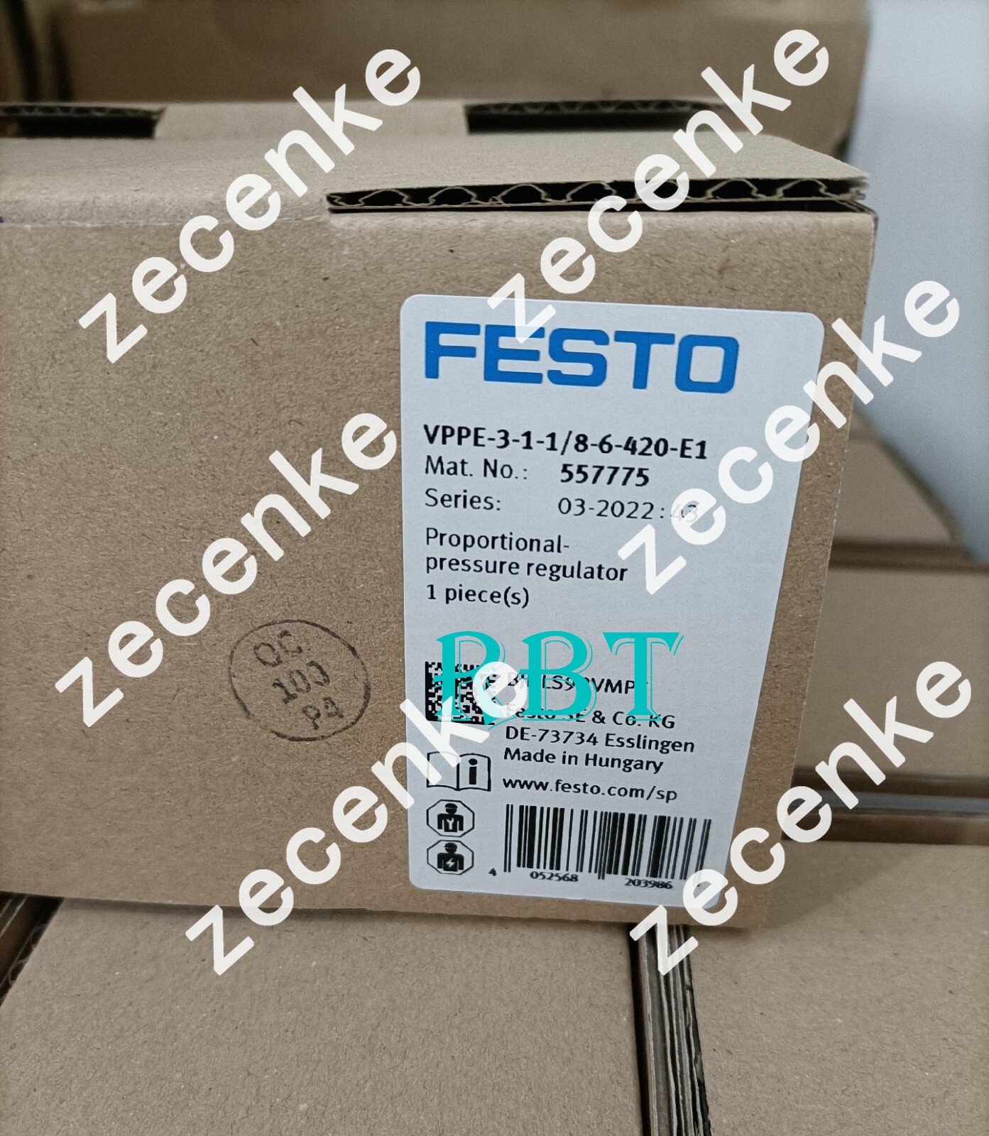 FESTO- VPPE-3-1-1/8-6-420-E1 557775 proportional valve brand new
