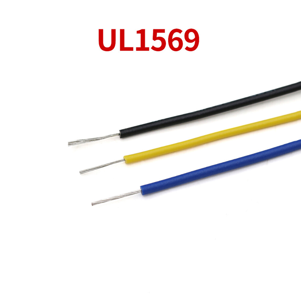UL1569 28AWG Flexible Stranded PVC Electronic Wire Cable 300V Tinned Copper Wire
