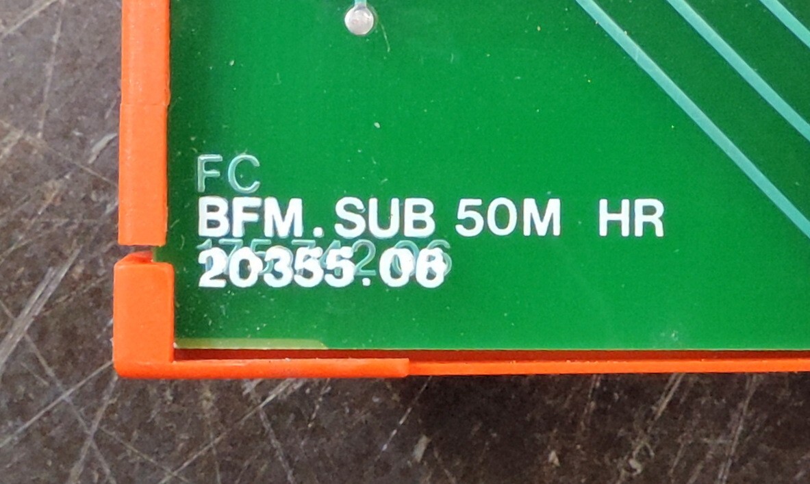 Entrelec FC BFM. SUB 50M HR 20355.06, 50 Terminal, Connector Module