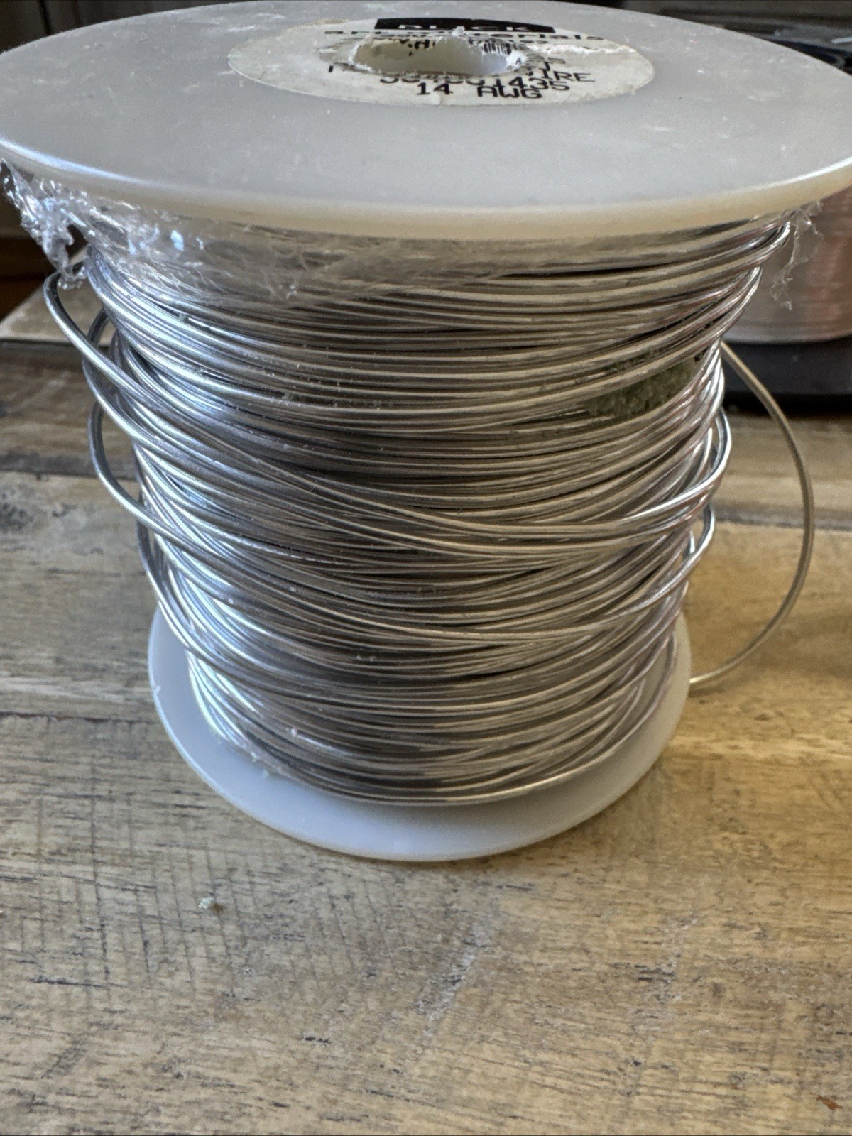 14 AWG Gauge Aluminum Wire Buss Wire 350′ Length Silver Brick NY