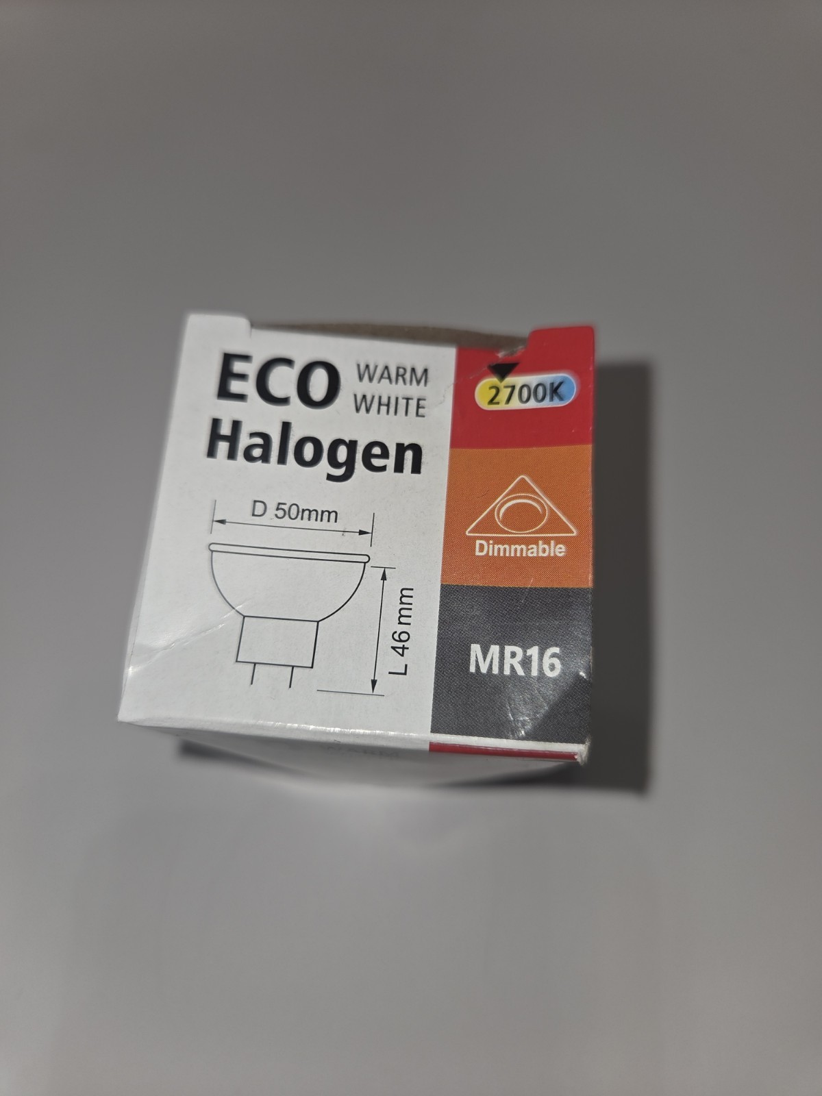Eco Halogen MR16 Dimmable Spot Light Bulb 2700K Lamp Lot Of 6 Bulbs