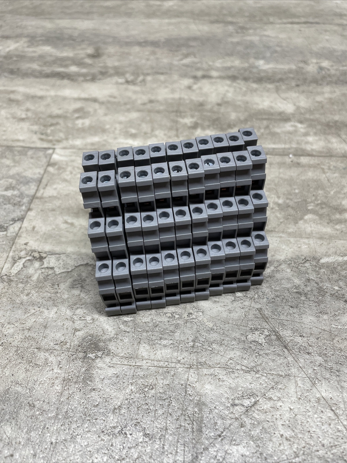 Lot Of 11 ABB Entrelec 1SNA115542R1200 DIN Rail Mount Terminal Block, New
