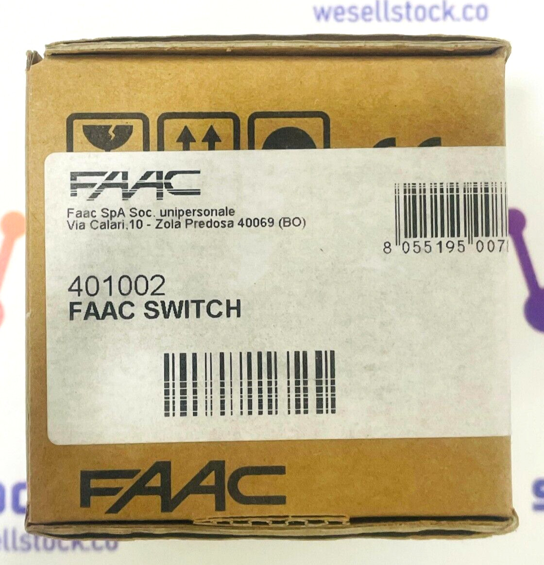FAAC 401002 Pushbutton Switch (Lot Of 2 Pcs)