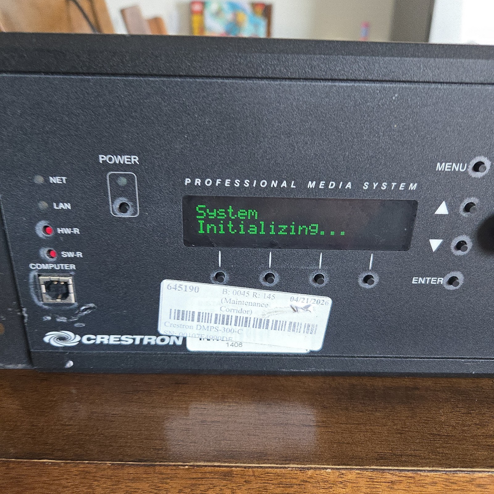 Crestron DMPS-300-C DigitalMedia Presentation System 300 USED