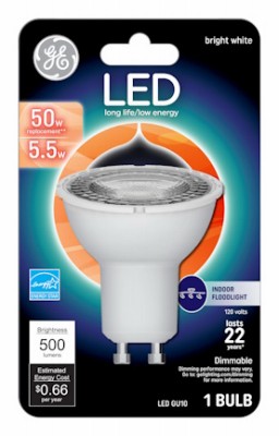 LED Floodlight Bulb,Indoor,Bright White,White Bulb,385 Lumens,5.5 Watt – 9312080