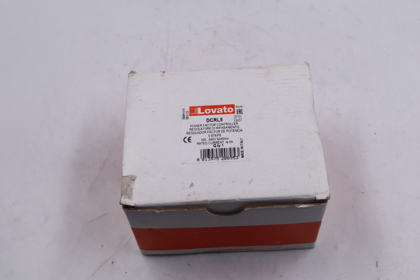 Lovato DCRL5 Power Factor Correction Control Relay MADE IN ITALY