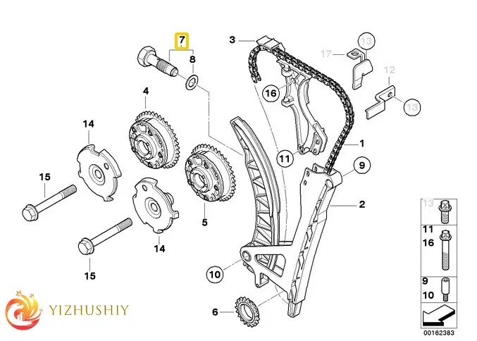 Timing Chain Tensioner for E81 E88 E90 F10 F20 F22 F30 F32 120i 528i X1 X3