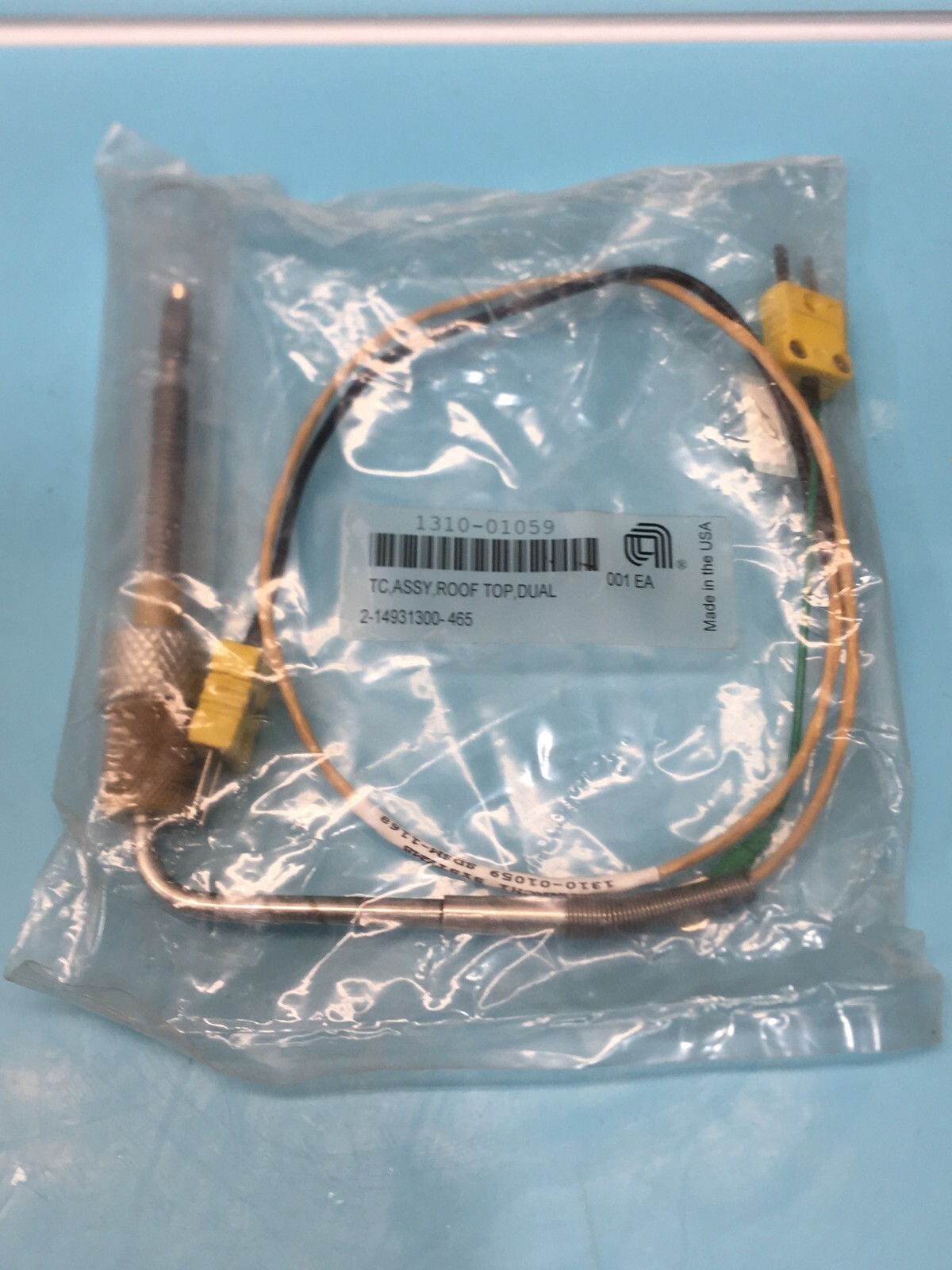 AMAT Applied Materials 1310-01059 K-Type Dual Circuit TC Probe, 184859