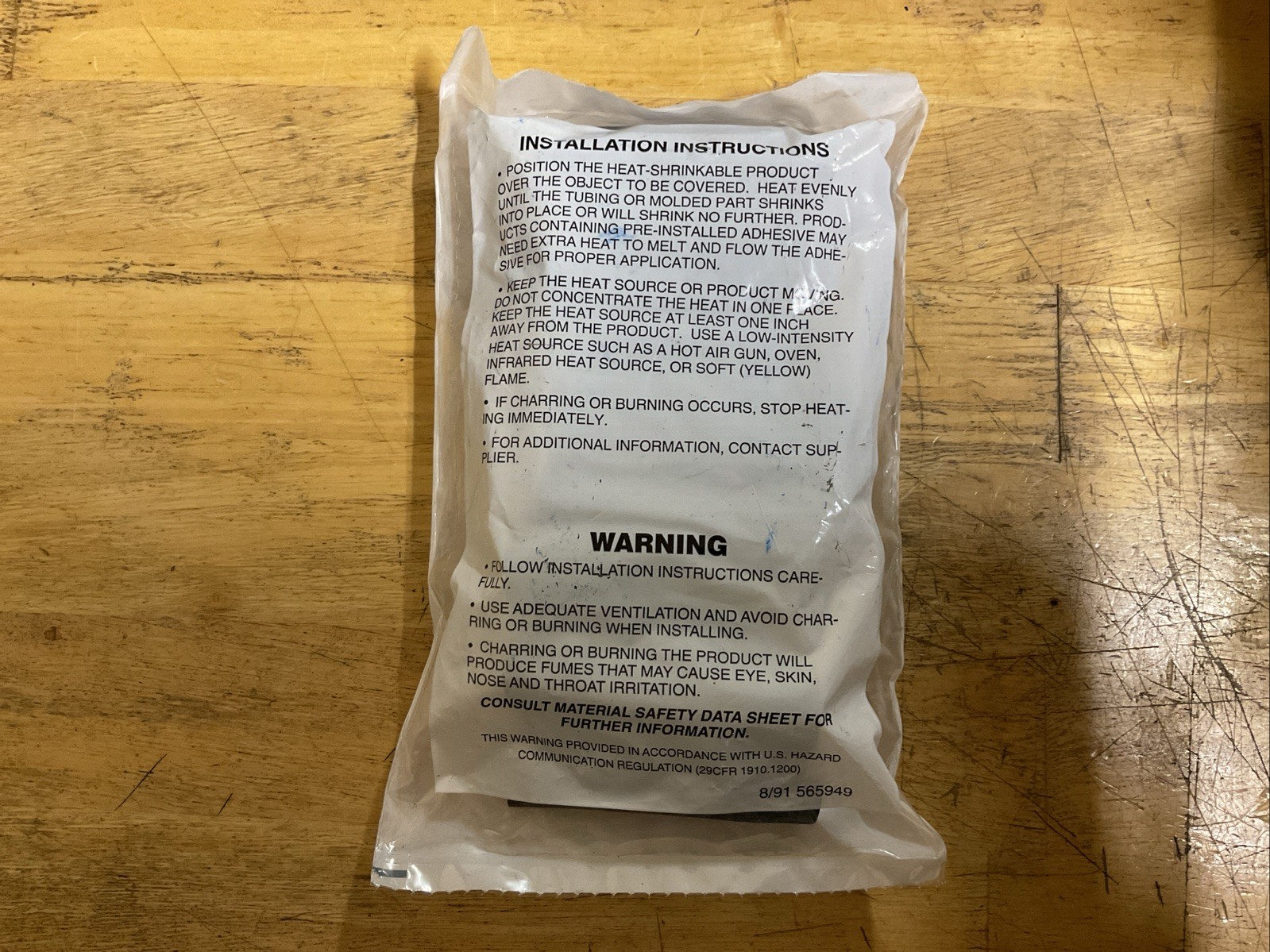 NOS Tyco Ele. 5pk. Heat Shrink Polymeric 462A421-71/86-0