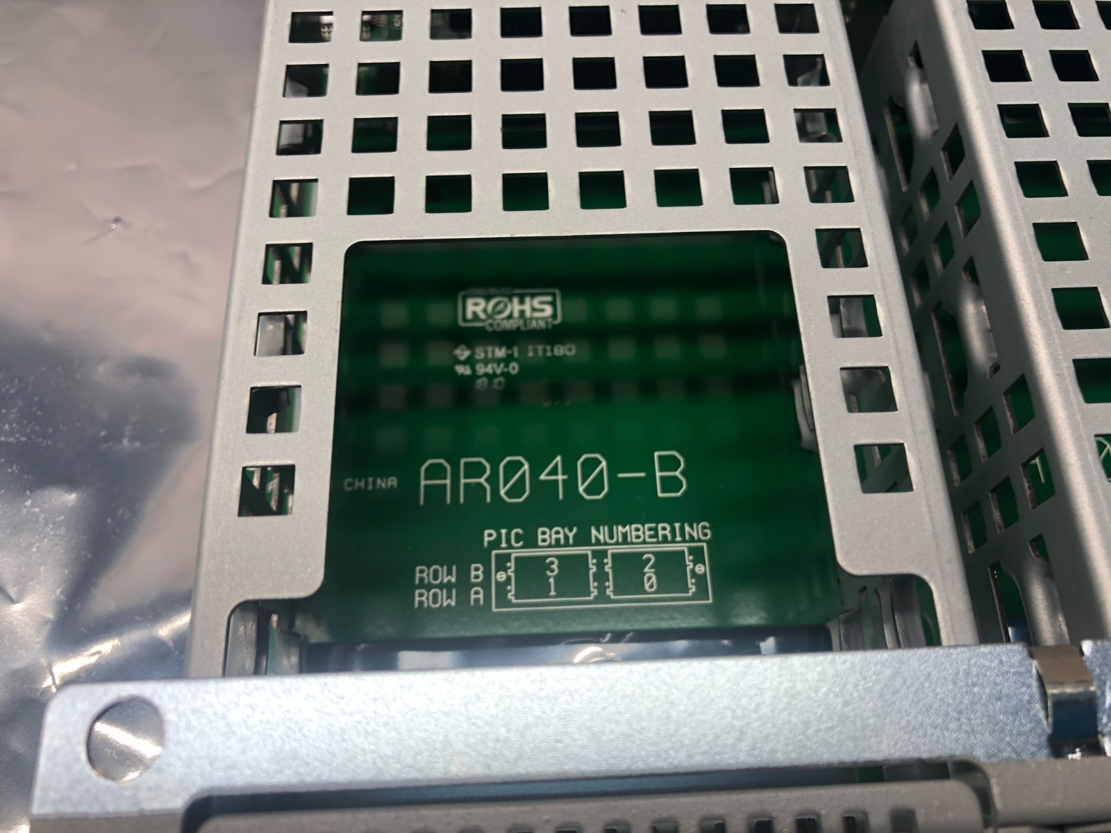 Allied Telesis AT-AR040-B-00 4-Port Interface Card, NSM, 990-002305-00, 195721