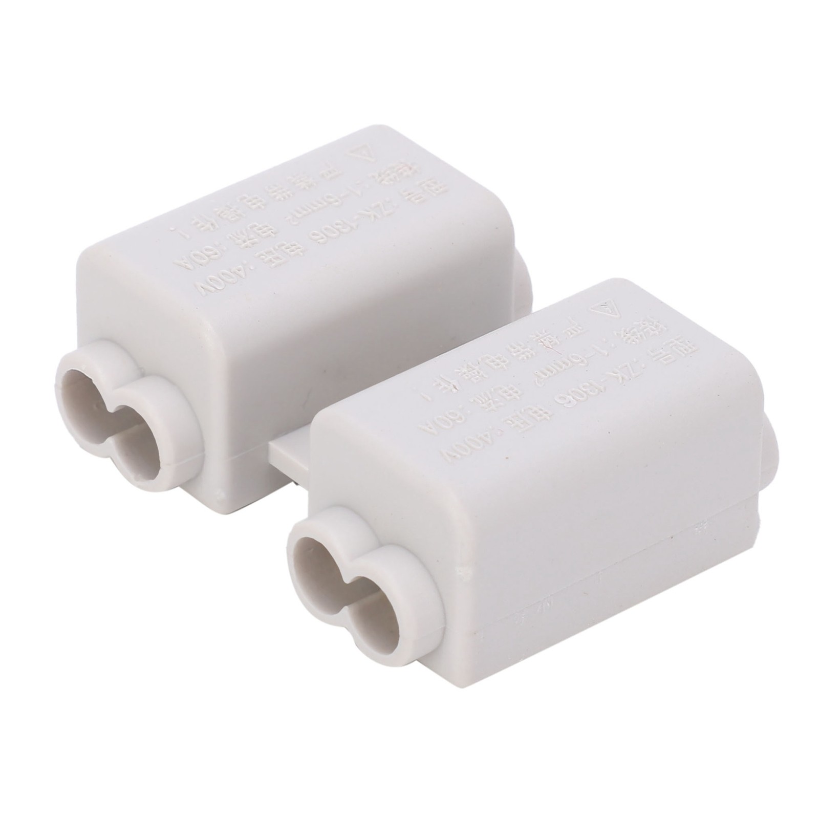 2Pcs High-Power Wiring Splitter Non-Breaking Design Main Function Terminal Block