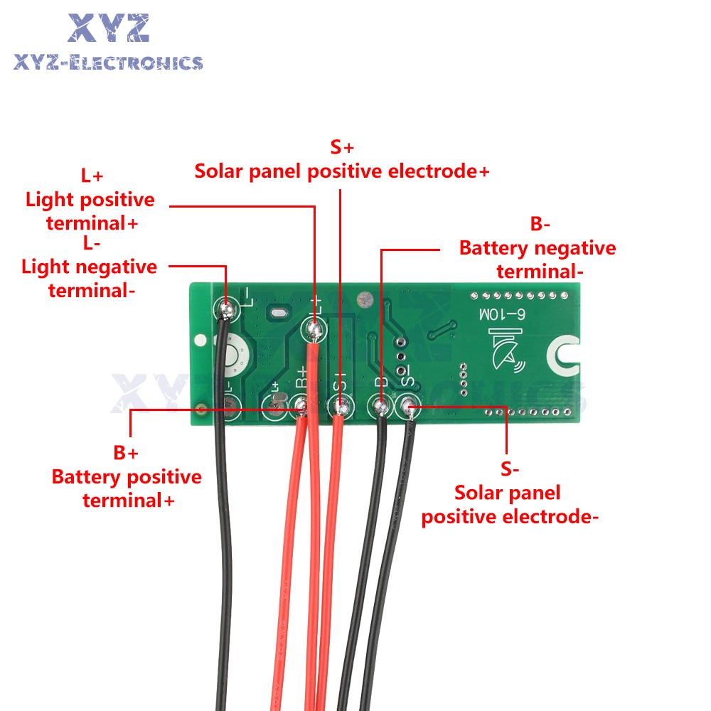 3.2V 3.7V Remote Control Solar Street Light Circuit Board Controller Drive Board