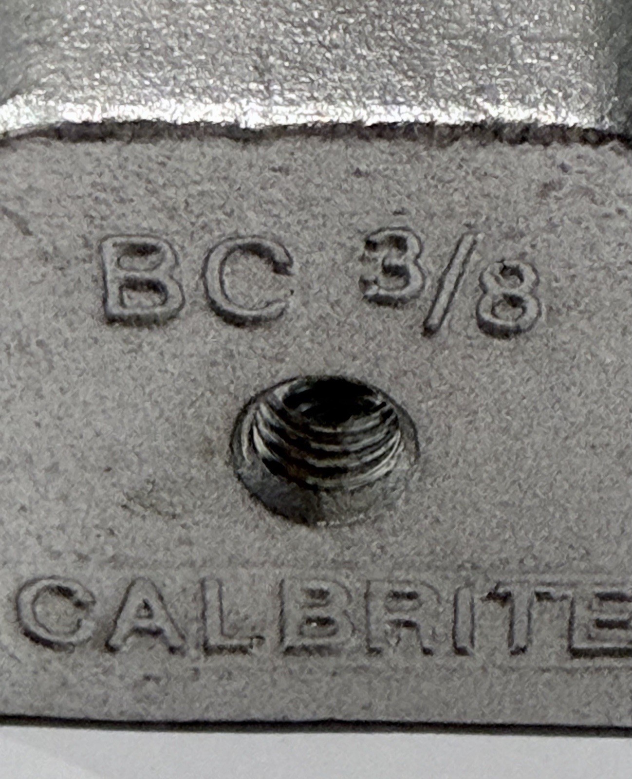 New Calbrite S60300BC00 Beam Clamp 3/8” 316 Stainless Steel 316SS