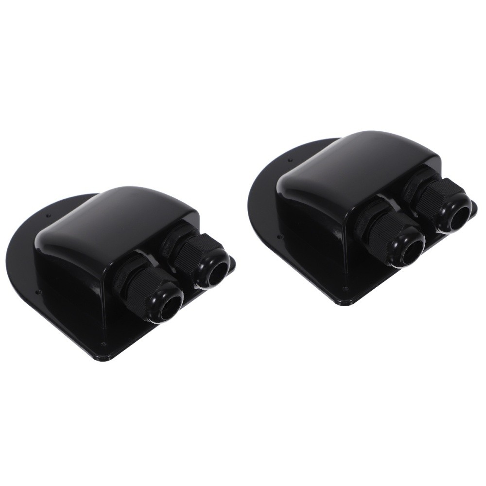 2pcs Cable Gland Waterproof Cable Pass Through 2-hole Rv Gland