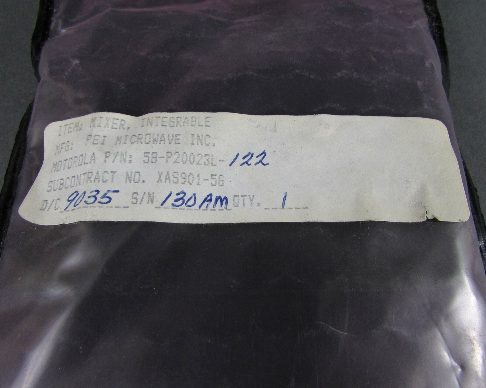 FEI / Motorola 58-P20023L-122 Mixer / Integrable – Microwave, Ham Radio – Gold
