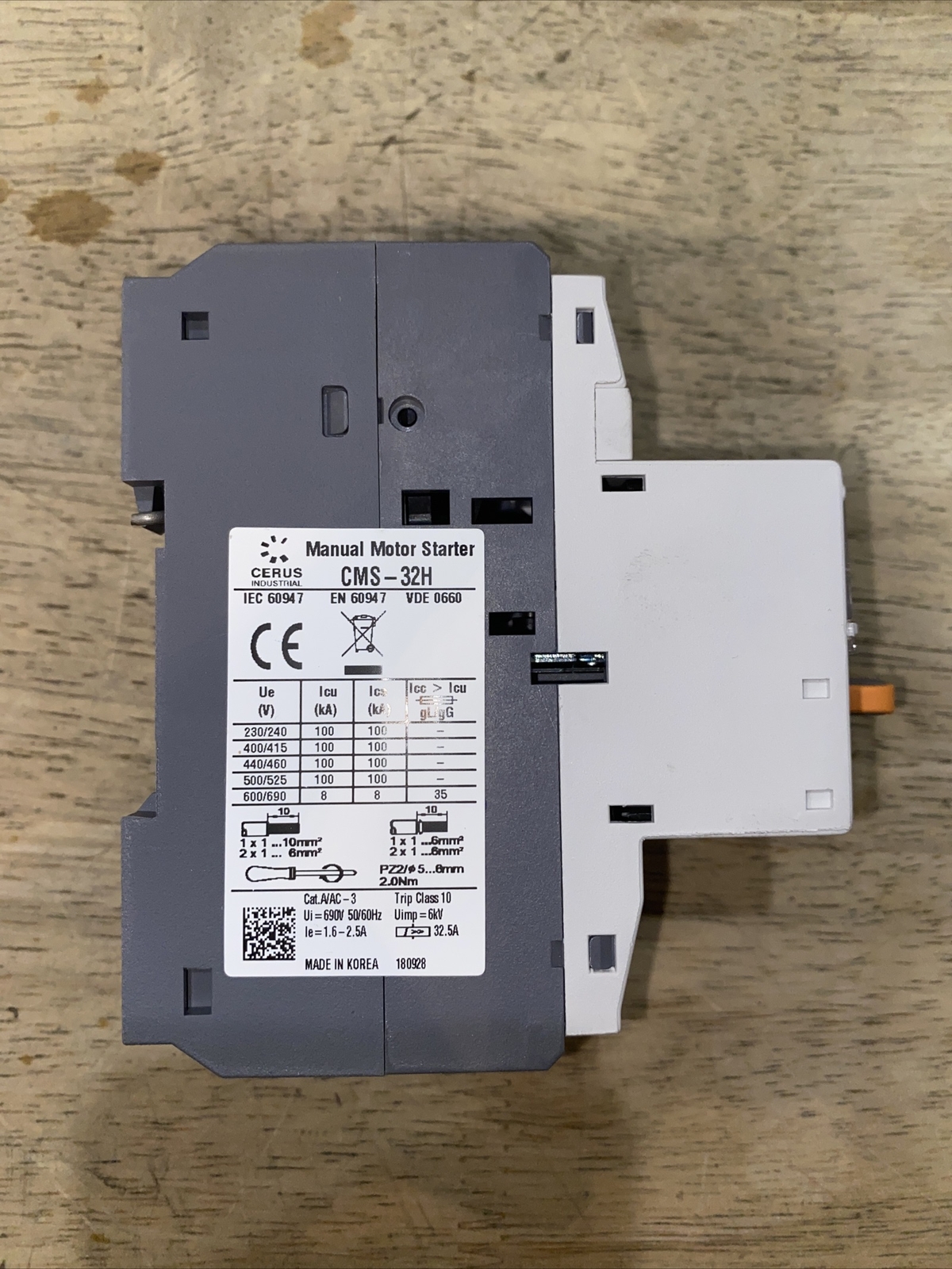Cerus Industrial Franklin CMS-32H Manual Motor Starter