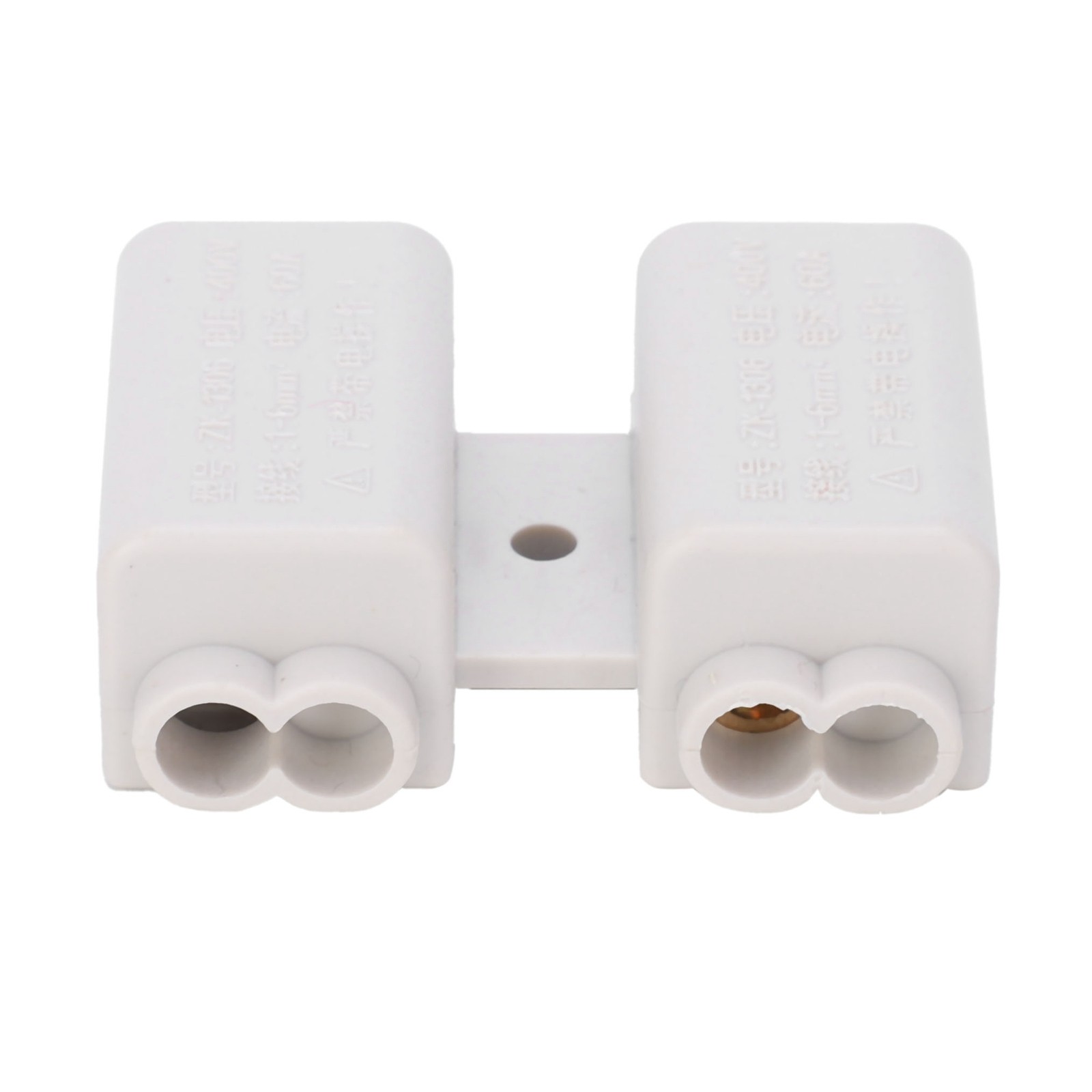 2Pcs High-Power Wiring Splitter Non-Breaking Design Main Function Terminal Block
