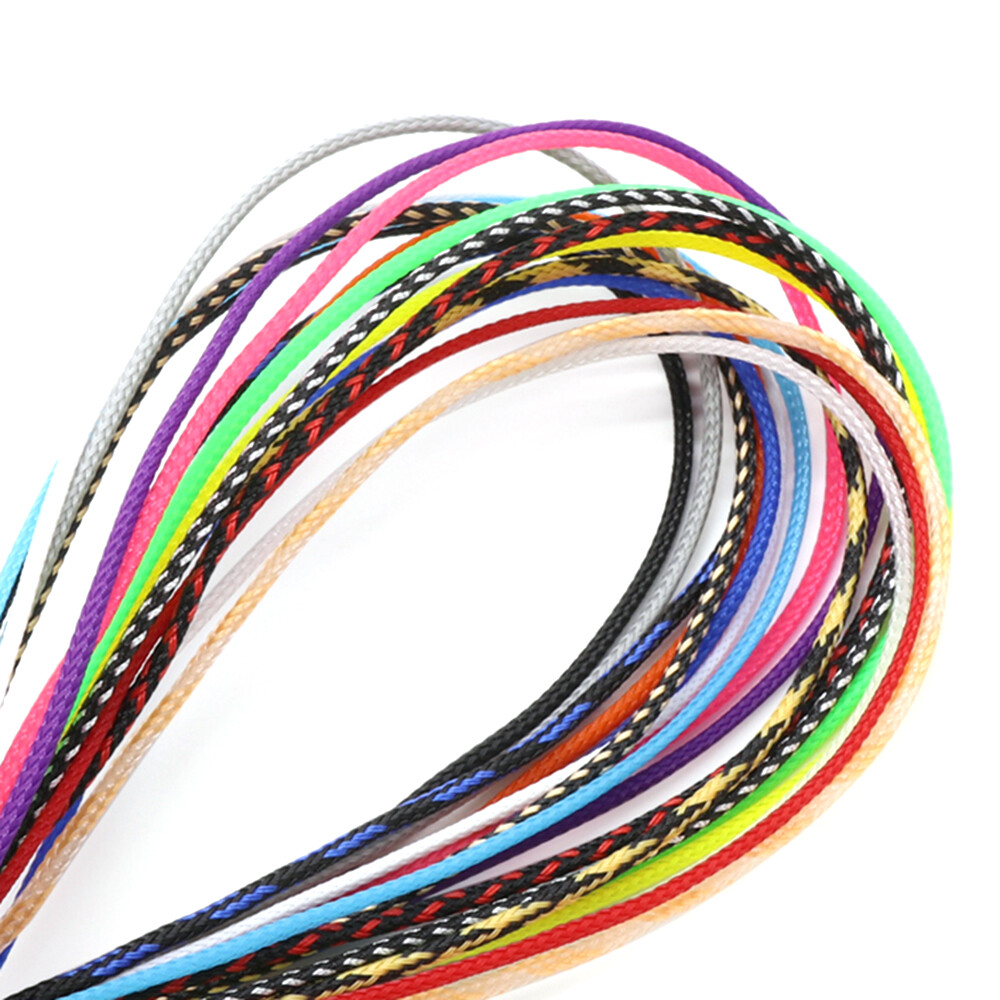 29 Colors PET Braided Sleeving Expandable Flexible Cable Sleeve Braids Polyester